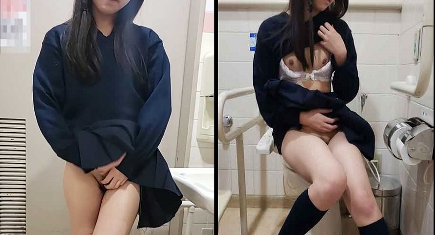 FC2-PPV 1027233 Individual shooting Ladys school Blow in the toilet from a shopping date